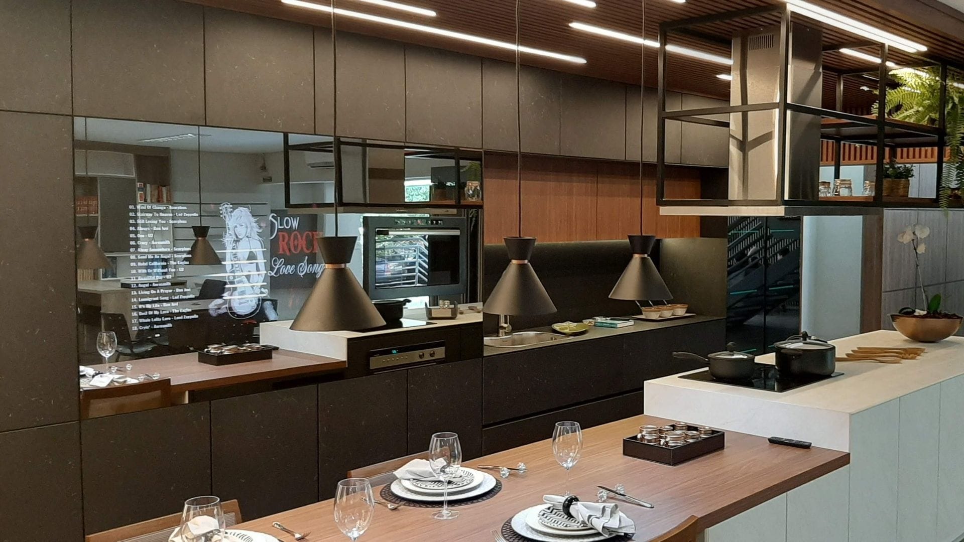 cozinha planejada moderna de alto padrao em campinas